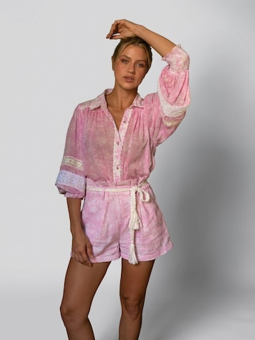 Regular Pantalon 'Short Ilaria' Miss June en rose