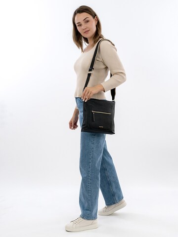 Borsa a spalla 'Heidi' di Emily & Noah in nero