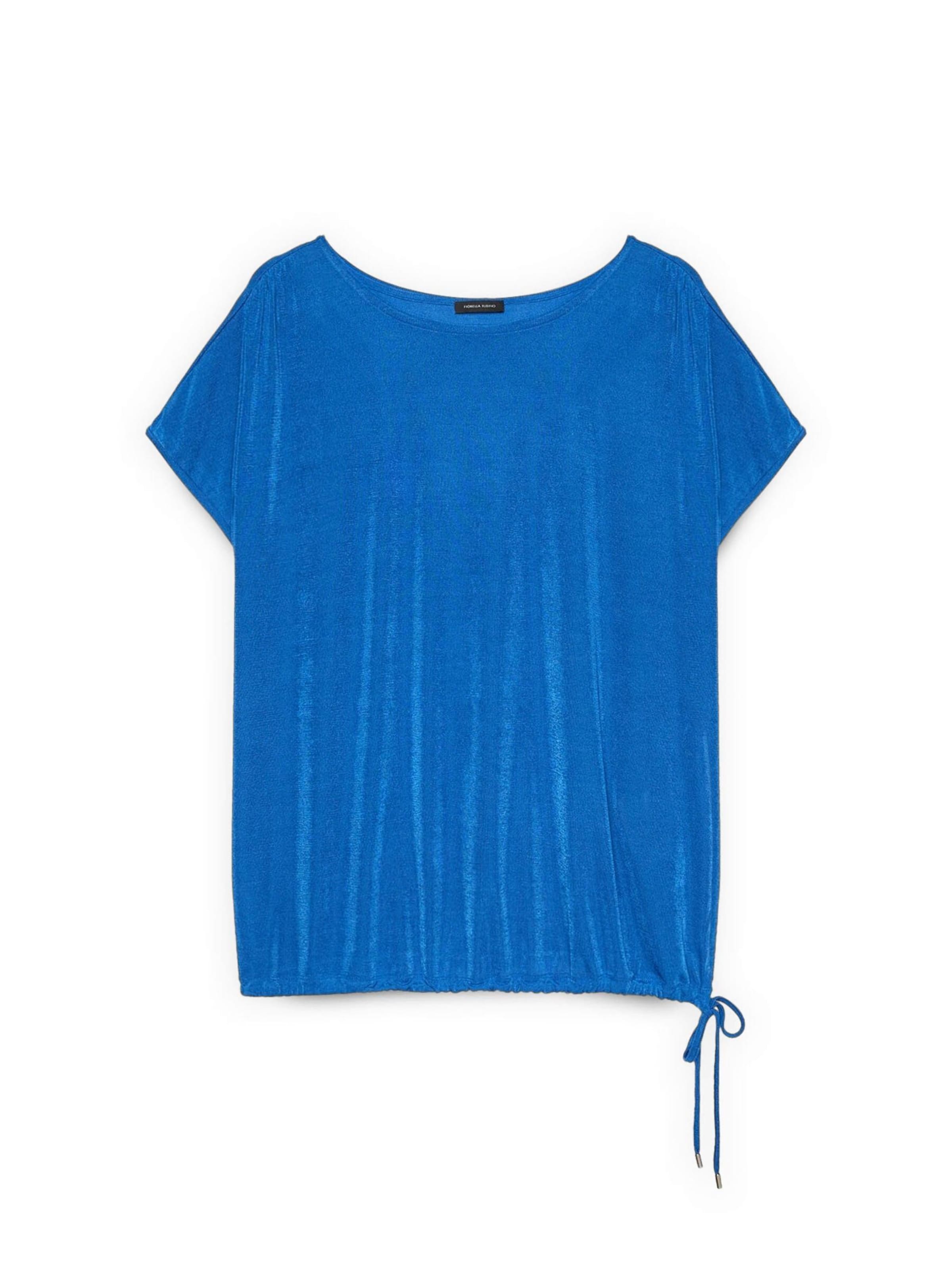 Maglietta di Fiorella Rubino in blu: frontale