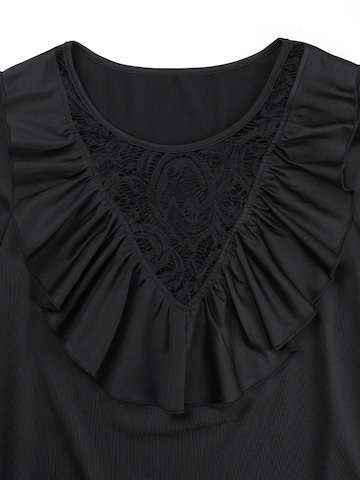 LapaPlus Topp 'Women Lace Shirt' i svart