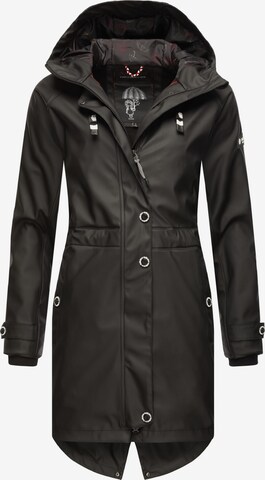 NAVAHOO Funkcionális kabátok 'Rainy Flower' - fekete