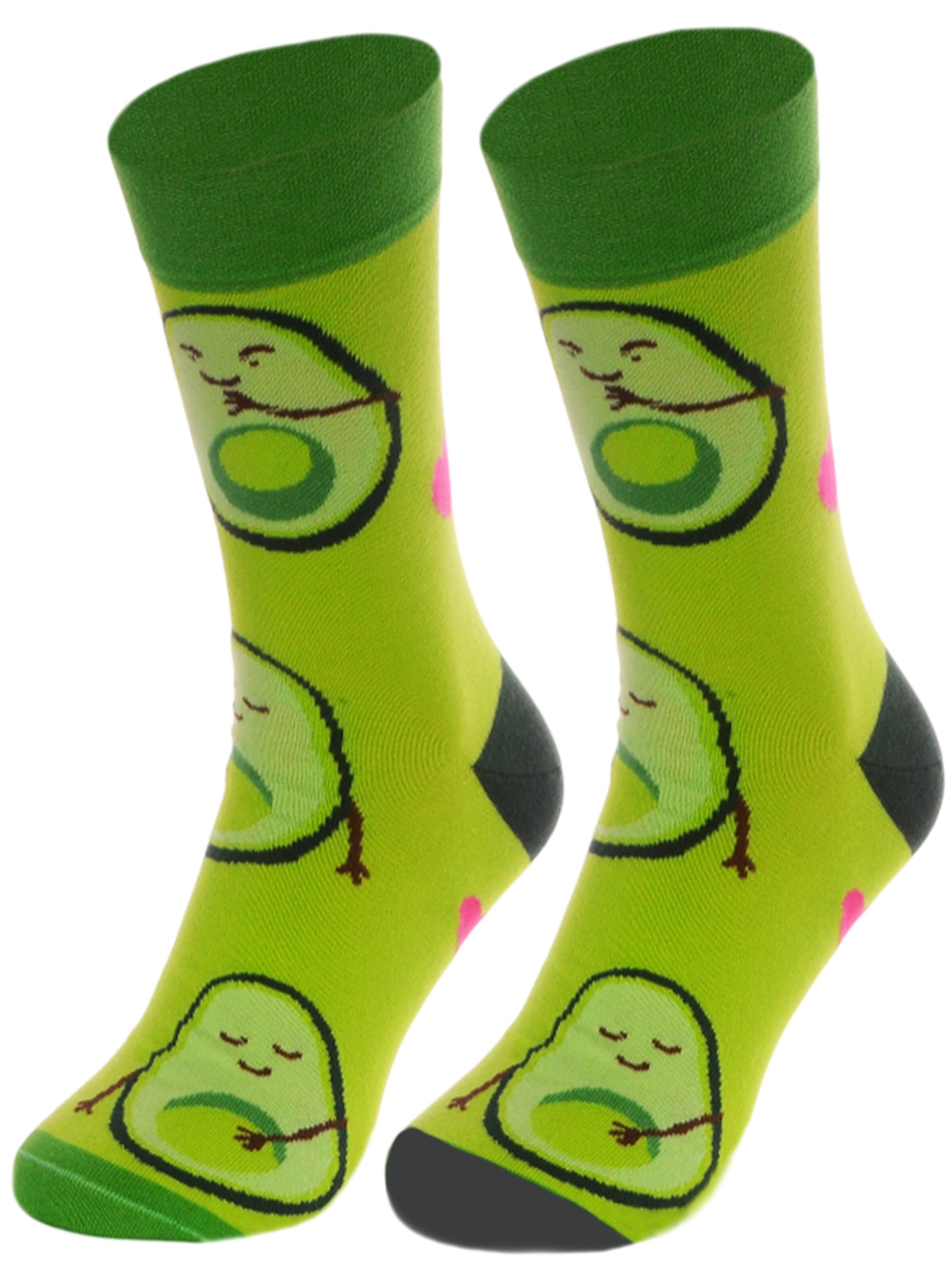 La Bortini Socken in Grün: Vorderseite