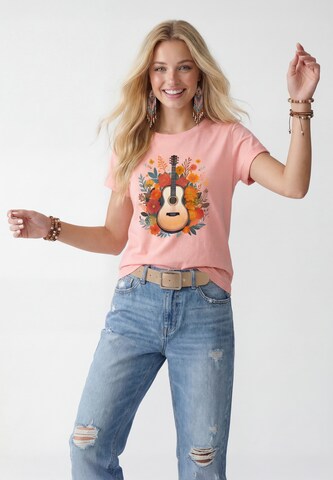 IZIA - Camiseta en rosa: frente