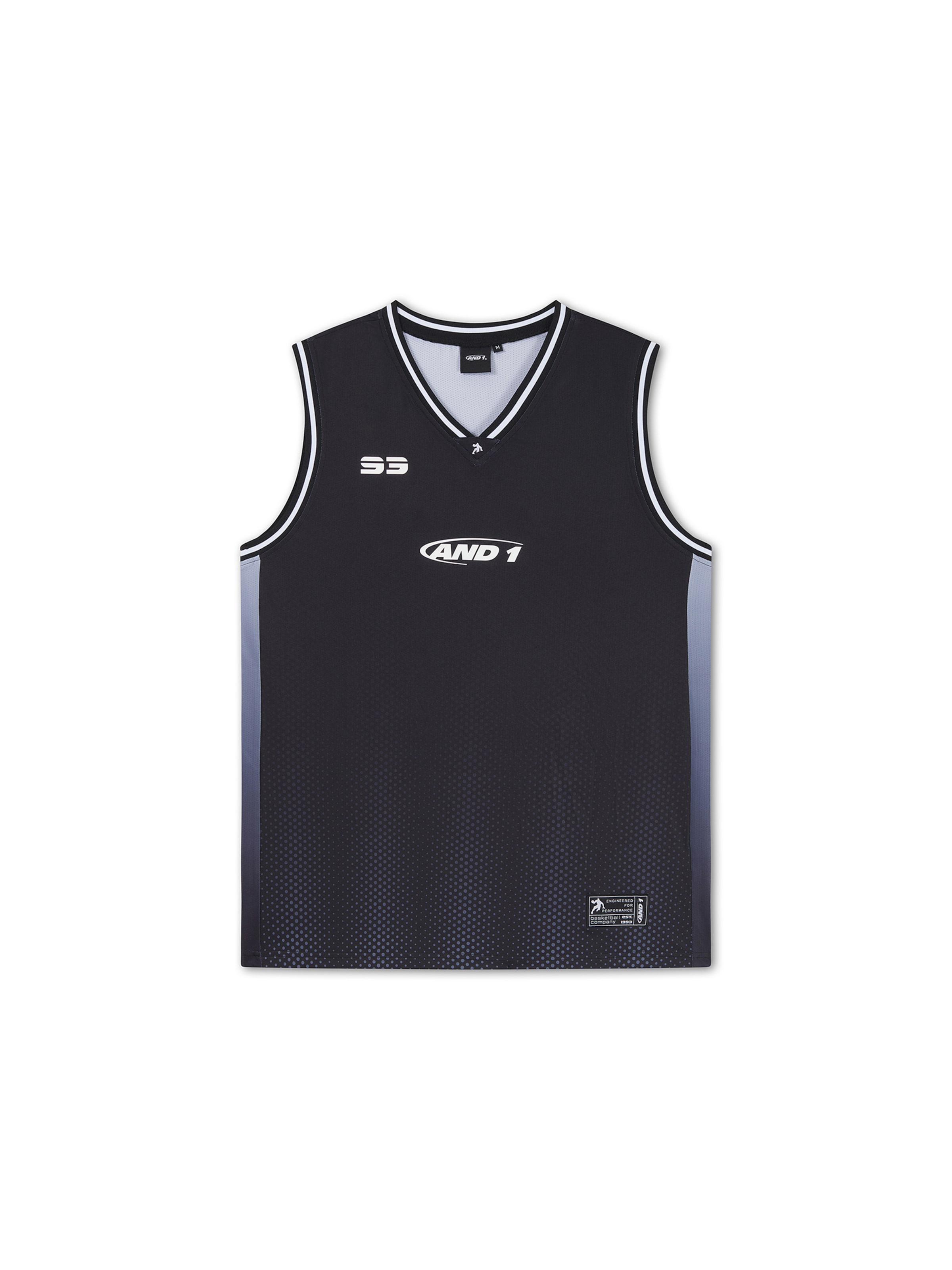 AND1 - Colete em preto: frente