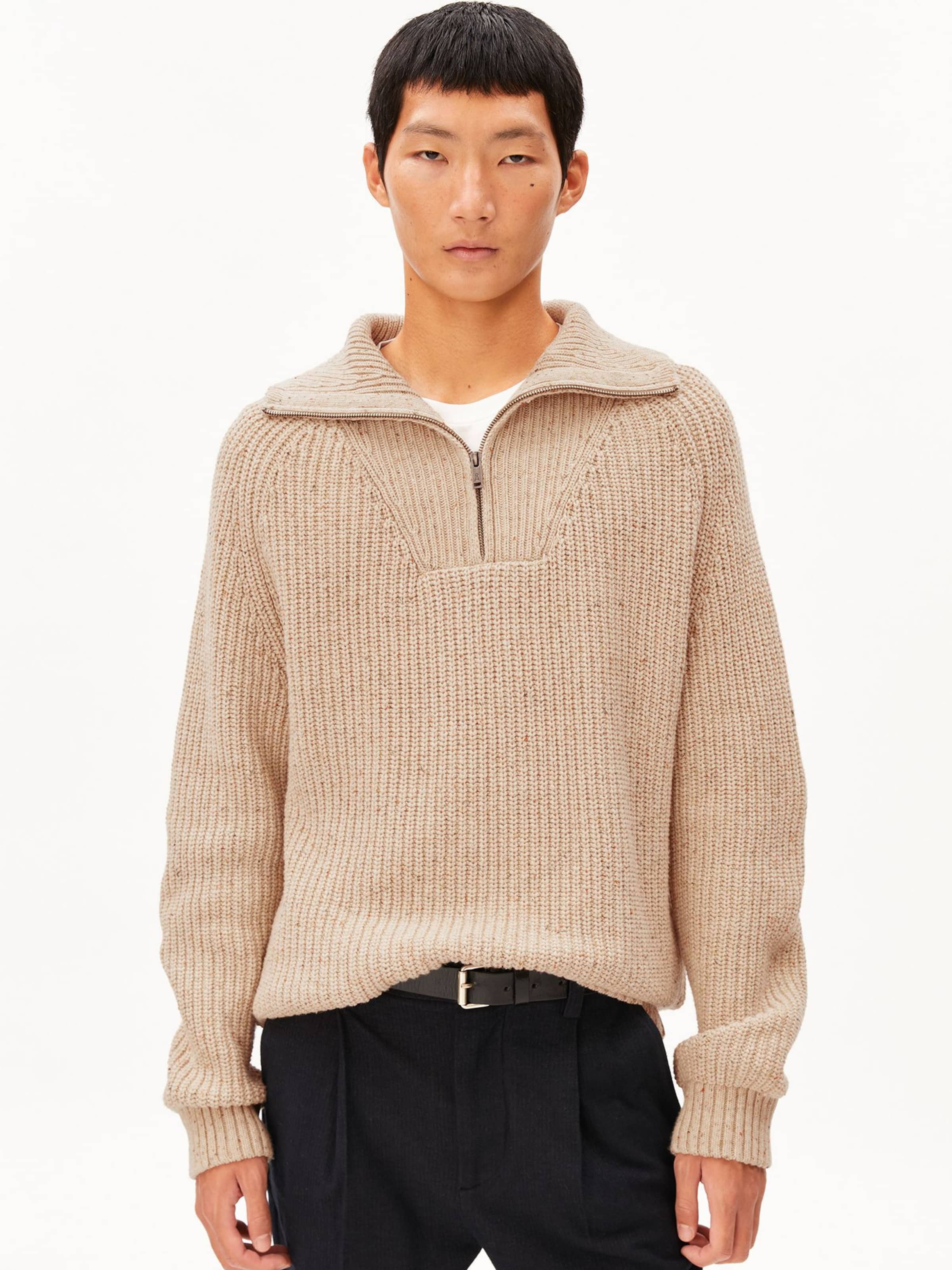 ARMEDANGELS Trui in Beige: voorkant
