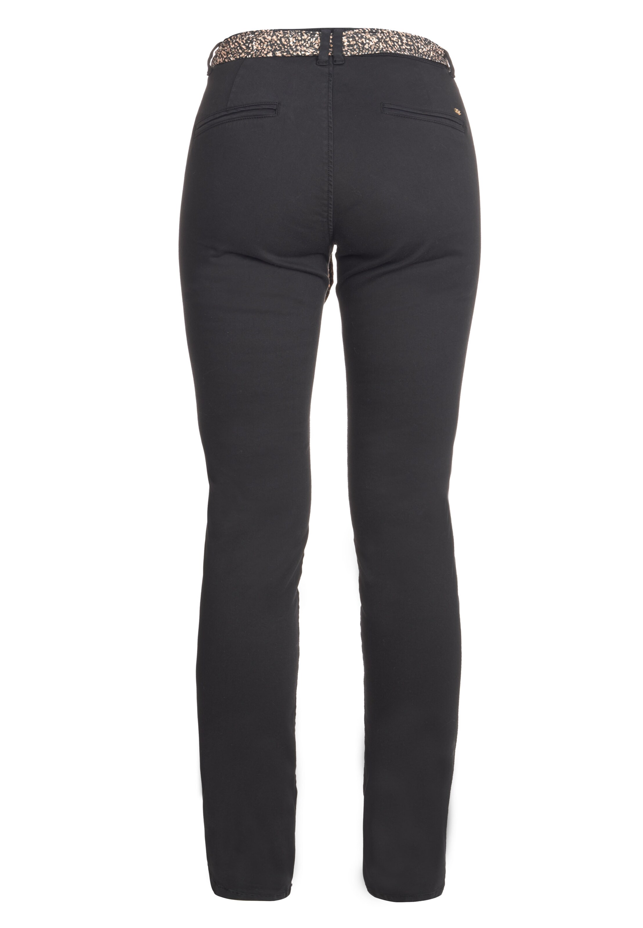 Coupe slim Pantalon chino 'DYLI 4' Le Temps Des Cerises en noir