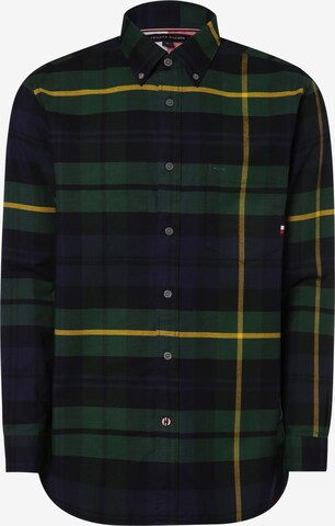 TOMMY HILFIGER Comfort fit Button Up Shirt in Blue: front