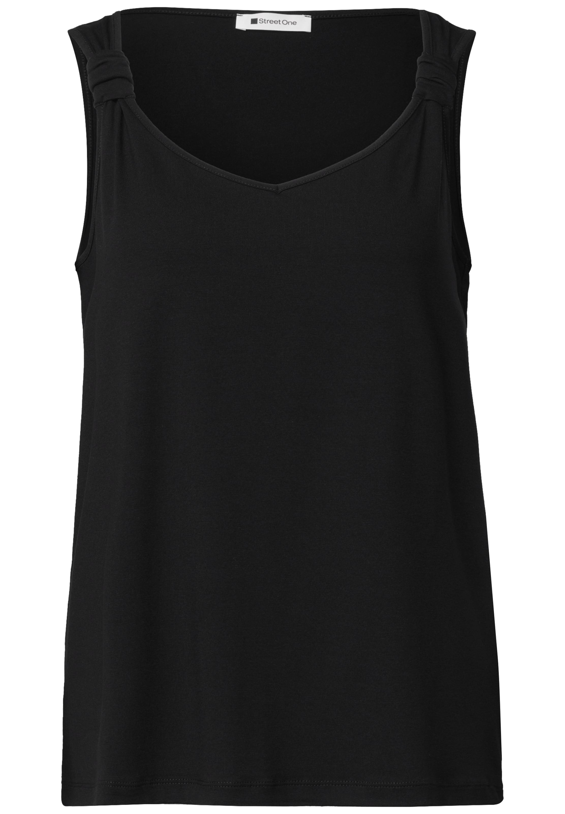 STREET ONE Top in Schwarz: Vorderseite