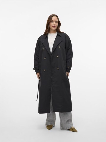 Vero Moda Curve Between-seasons coat 'VMCChloe' in Black