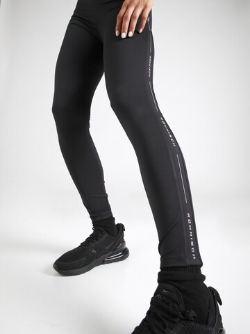 Skinny Pantalon de sport 'Kay' Röhnisch en noir