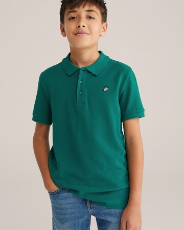 WE Fashion Poloshirt in Grün: Vorderseite