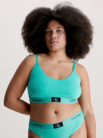 Calvin Klein Underwear Plus Korzet Podprsenka - Zelená: predná strana