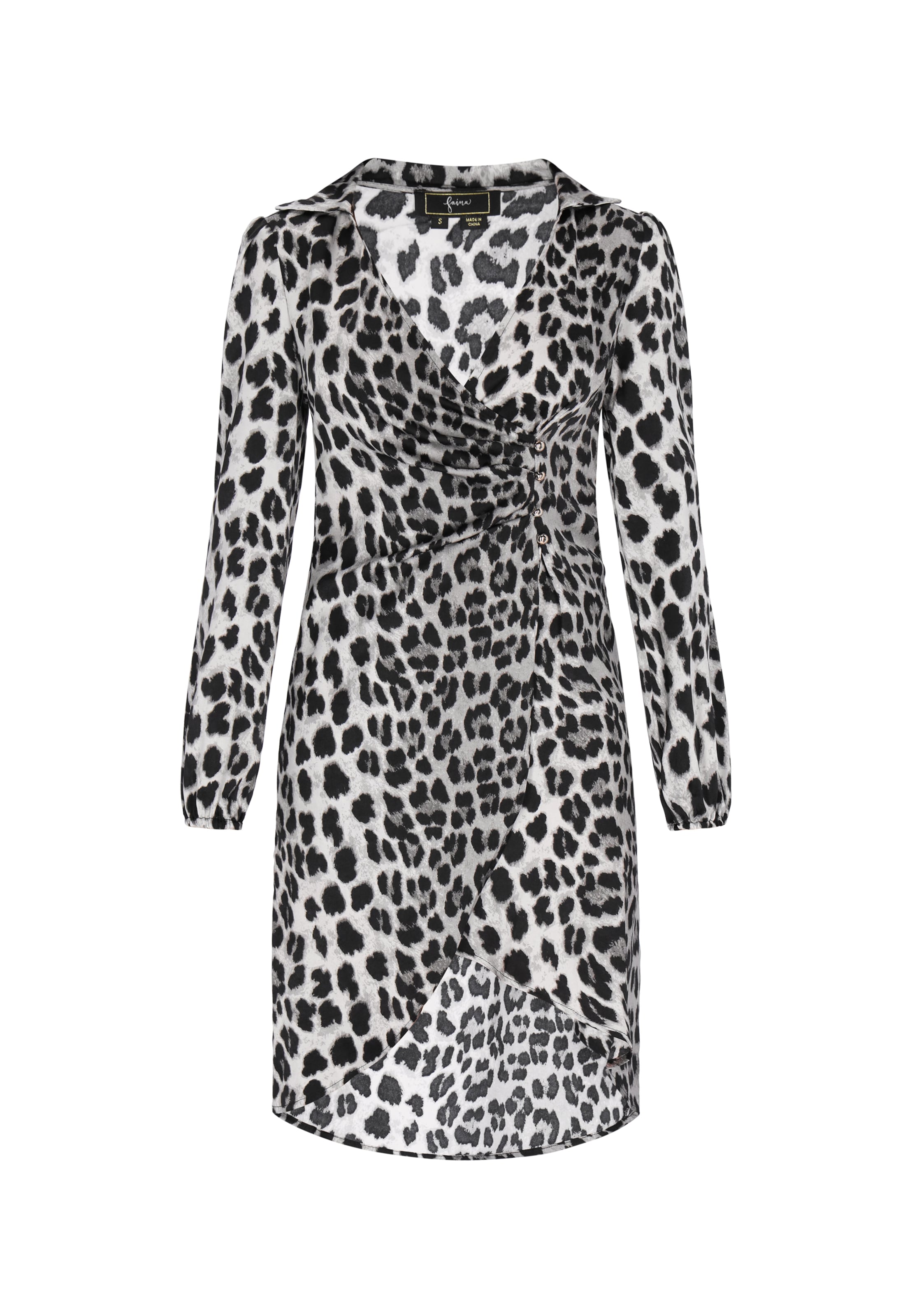 faina - Vestido 'Festive' em azul: frente