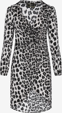 faina - Vestido 'Festive' em azul: frente