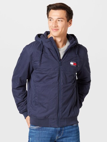 Tommy Jeans Between-Season Jacket in Blue: front