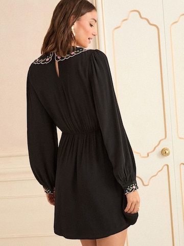 Robe love & roses en noir