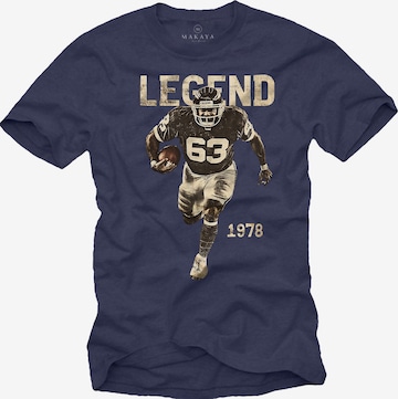 MAKAYA Shirt in Blue: front