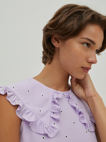 EDITED Košeľové šaty 'Finley' - fialová
