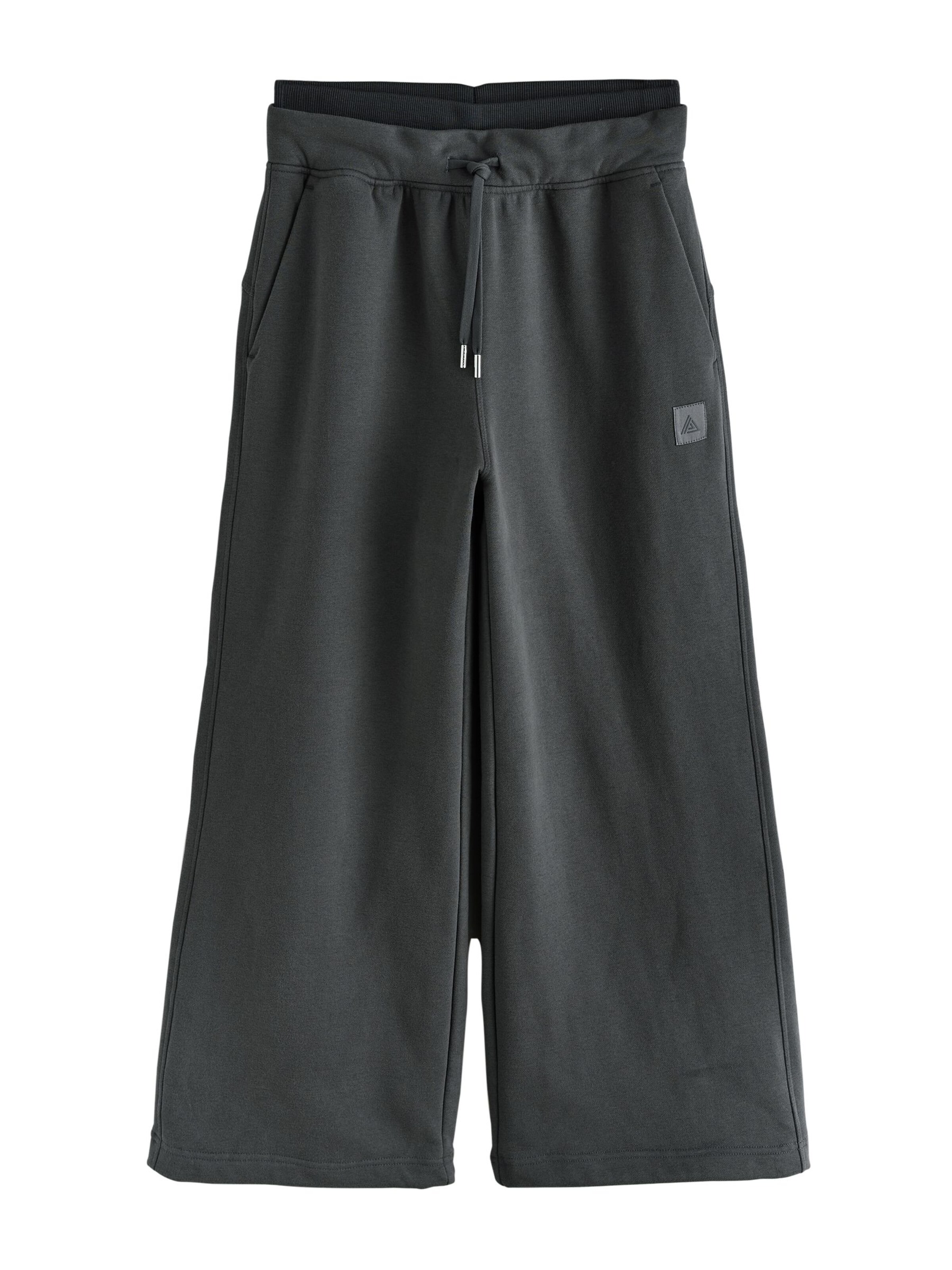 Wide Leg Pantalon de sport 'Active' Next en gris : devant