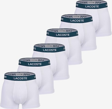 LACOSTE Boxer shorts in White: front