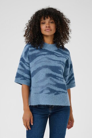Pull-over Kaffe en bleu : devant