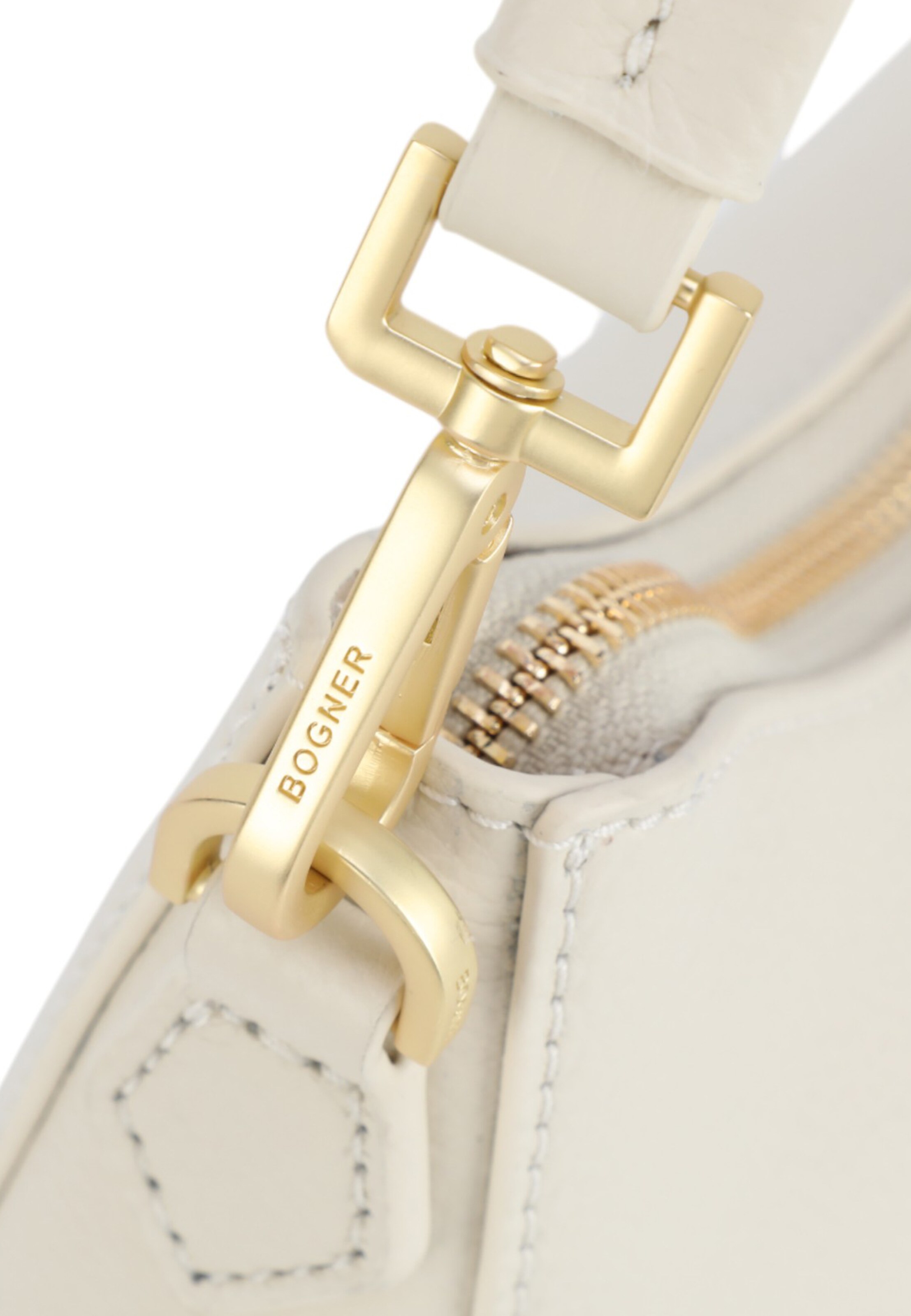 BOGNER Schultertasche 'Pontresina Neve Lora' in Beige