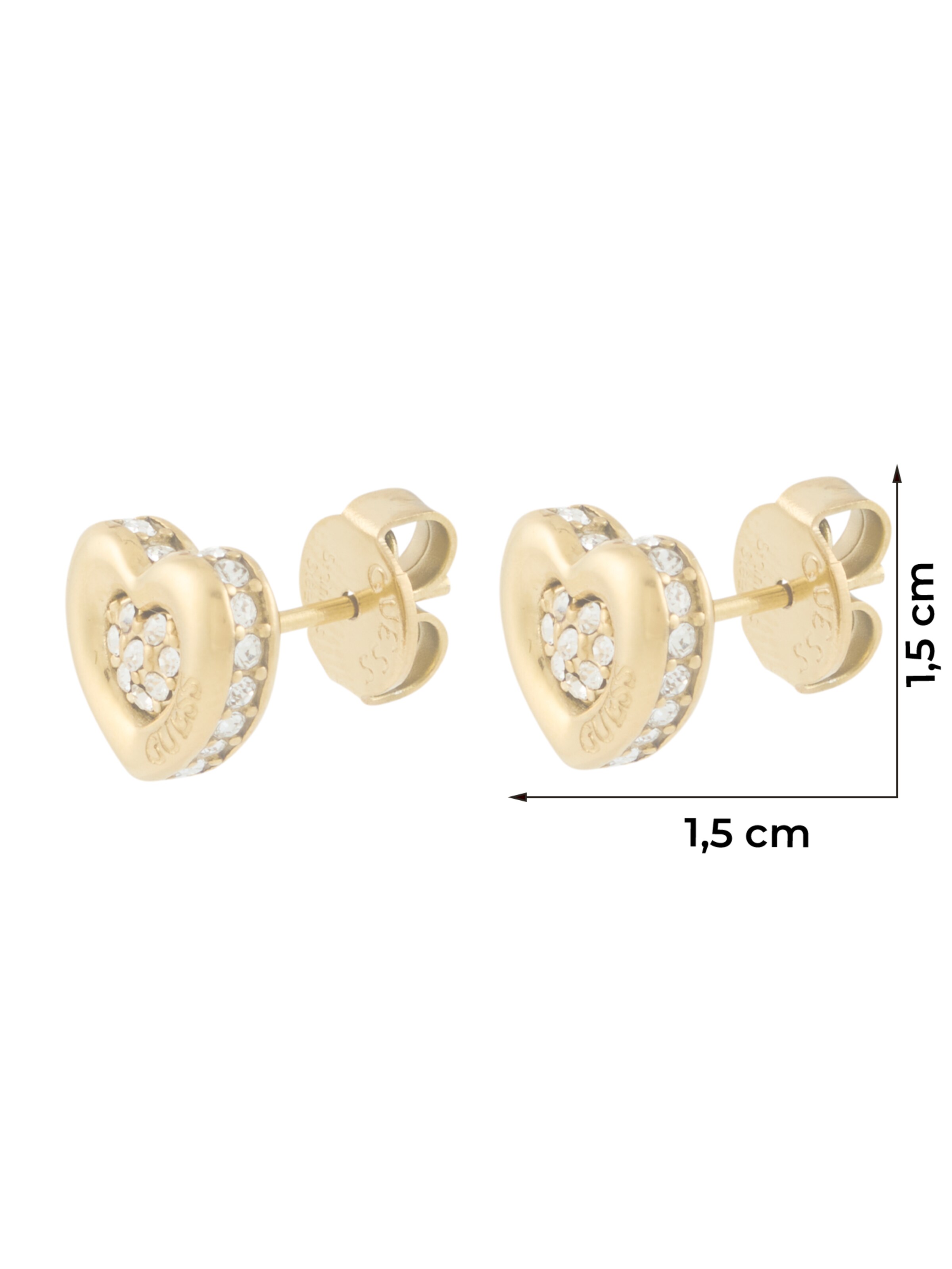 GUESS Комплект украшений 'L.O.V.E.' в Золотой