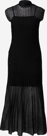 Calvin Klein Jurk 'SHEER' in Zwart: voorkant