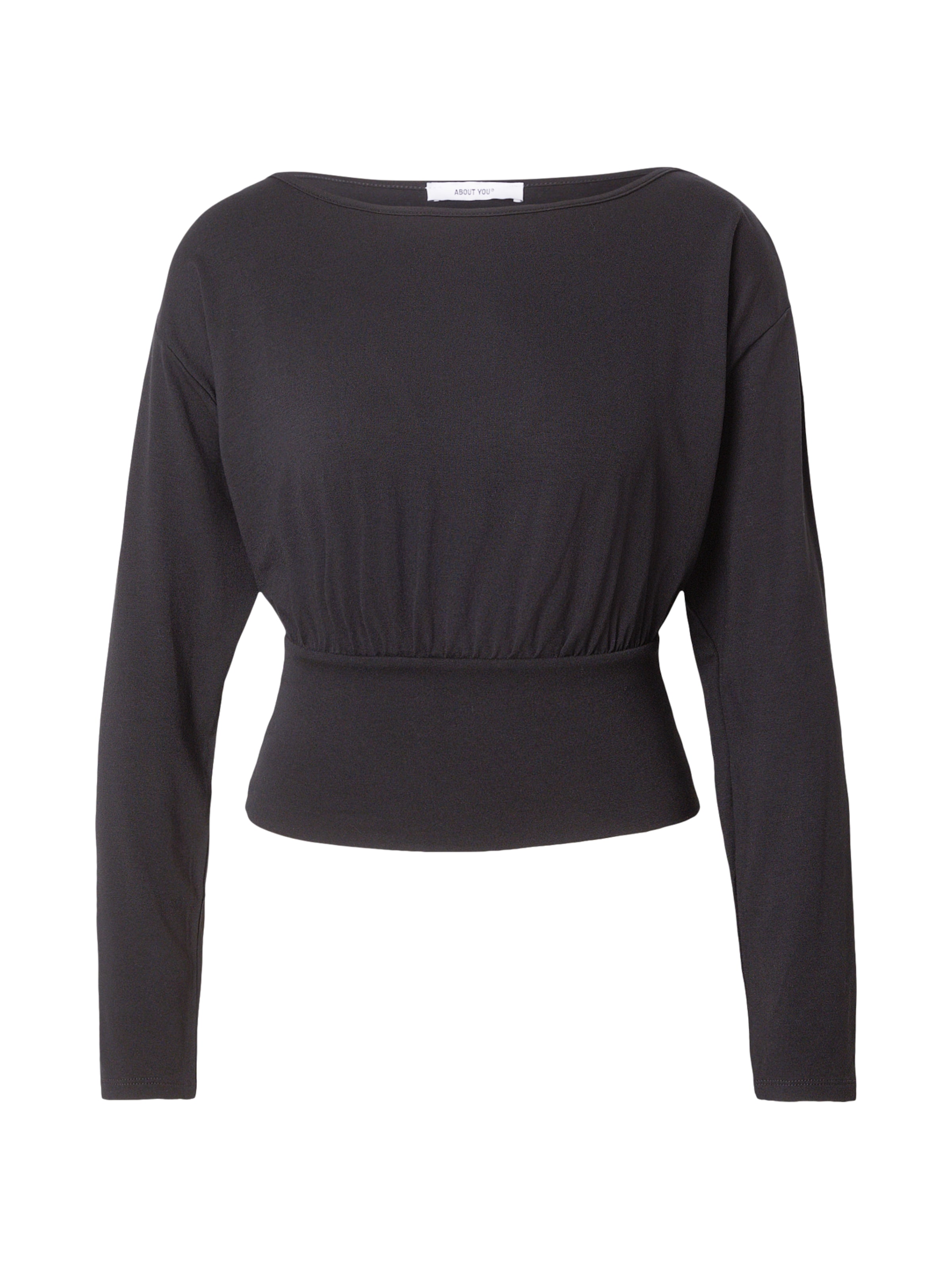 ABOUT YOU Shirt 'Elora' in Schwarz: Vorderseite