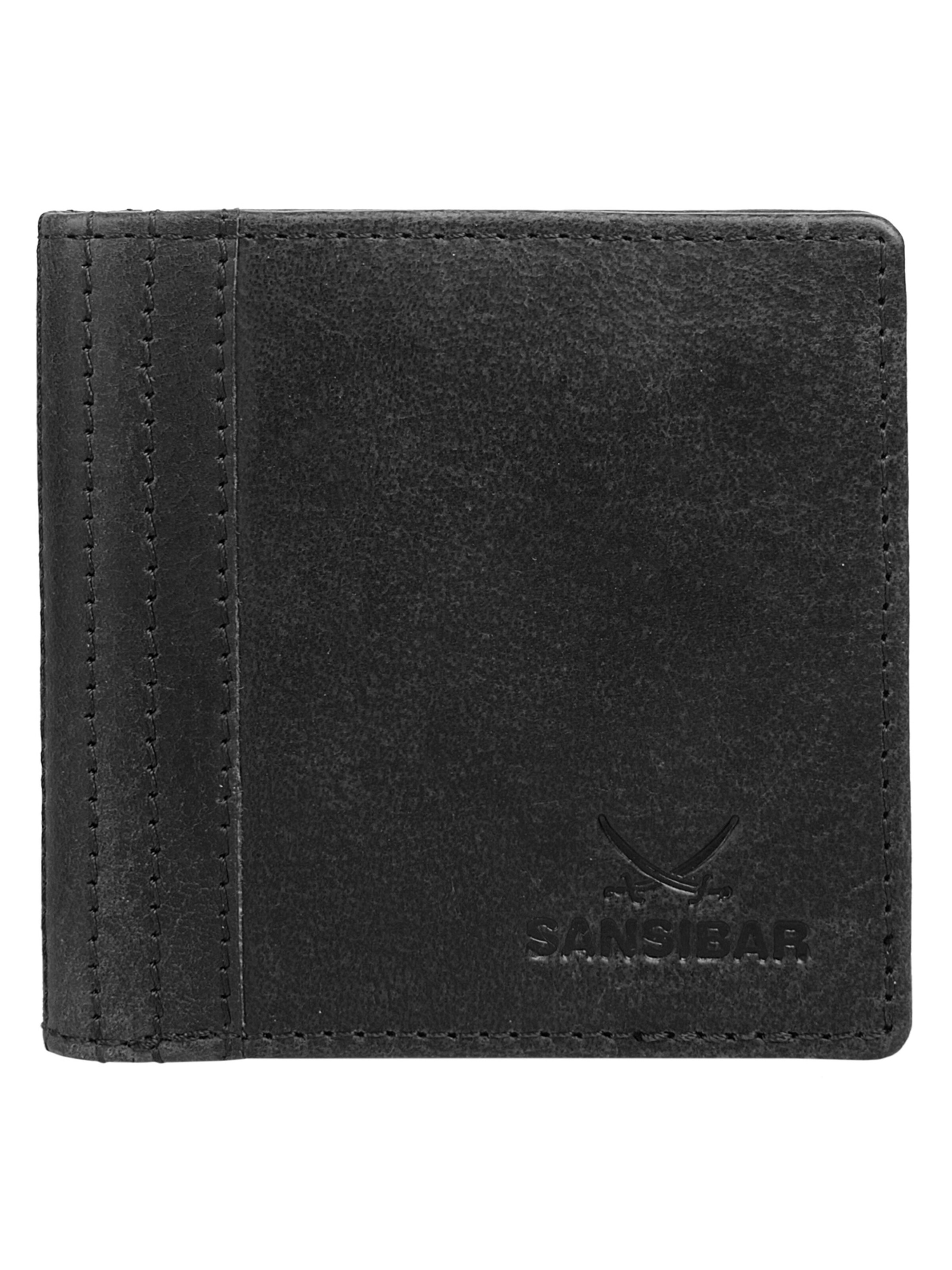 SANSIBAR Portemonnaie‌ in Schwarz: Vorderseite