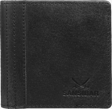 SANSIBAR Portemonnaie in Schwarz: Vorderseite