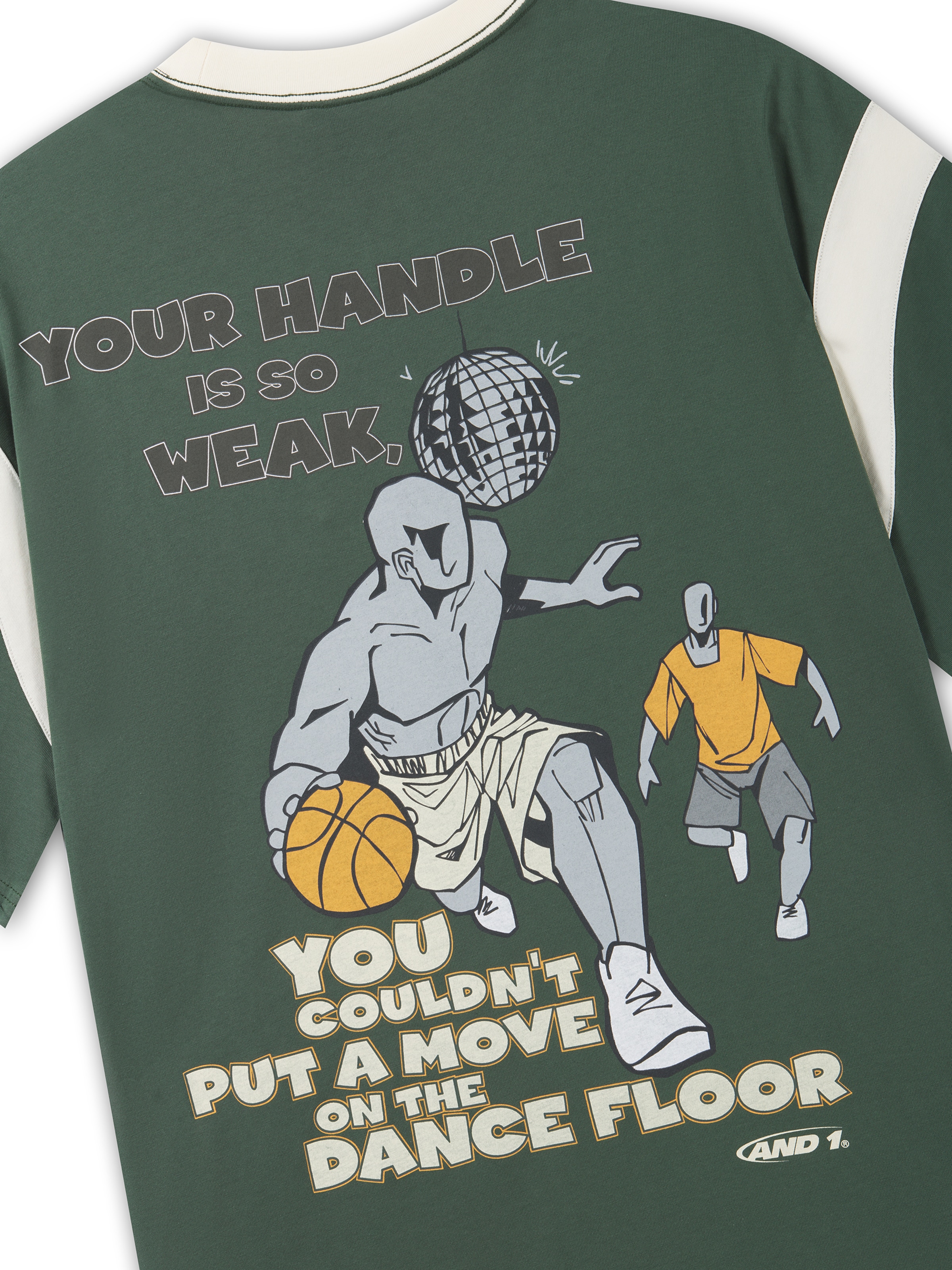 AND1 Shirt 'Dancefloor' in Green