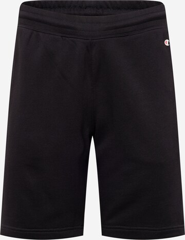 Champion Authentic Athletic Apparel Pants in Black: front