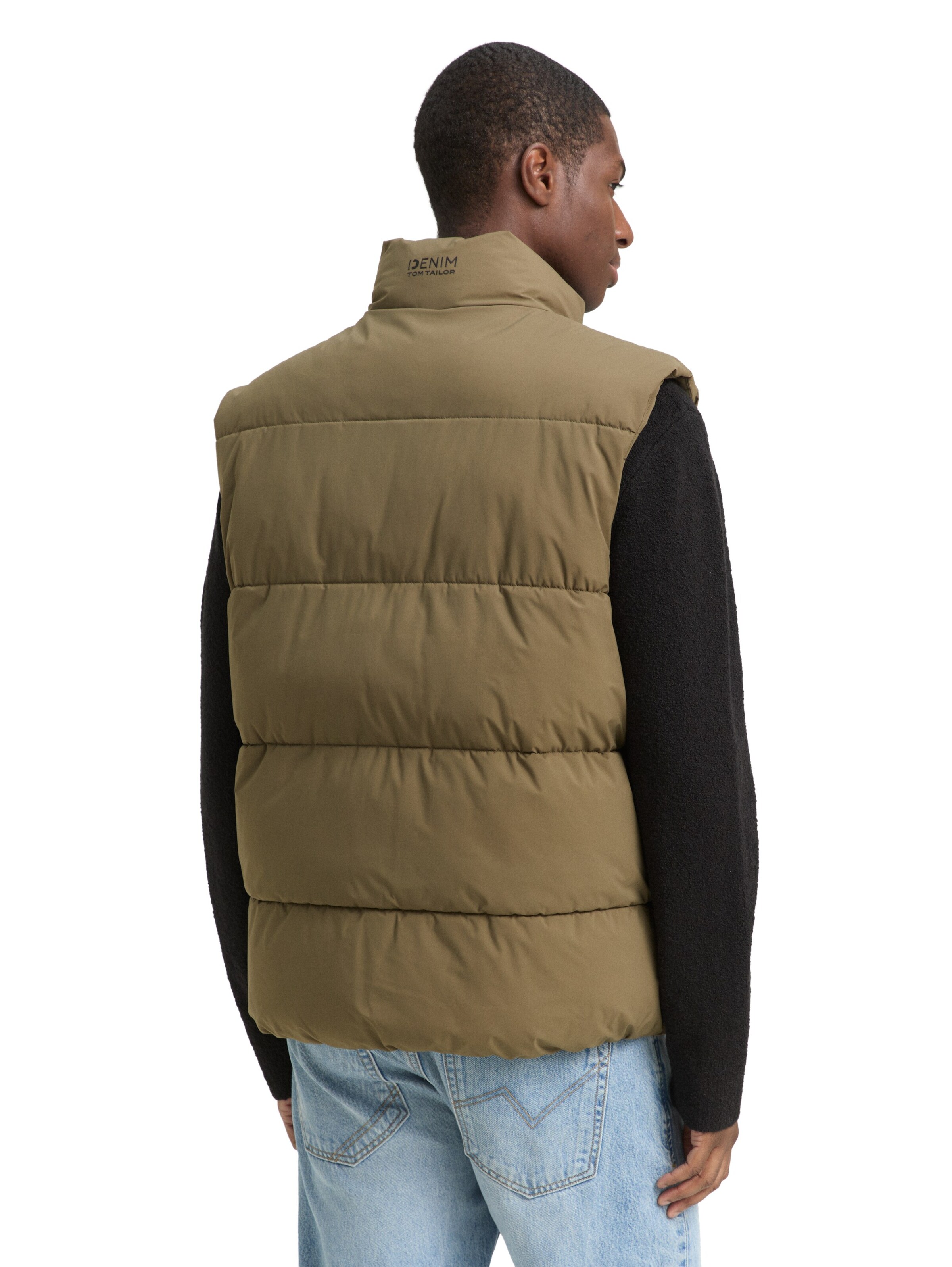 TOM TAILOR DENIM Vest in Green