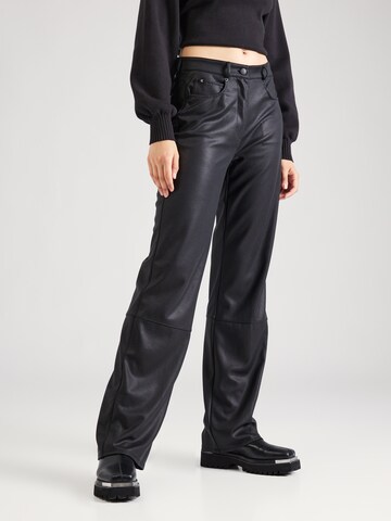 Calvin Klein Jeans Regular Pants 'MILANO' in Black: front