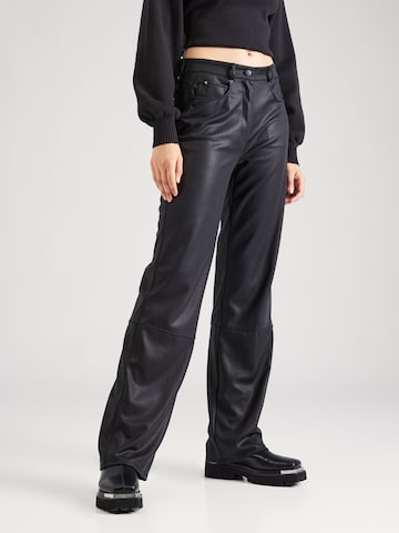 Regular Pantalon 'MILANO' Calvin Klein Jeans en noir : devant