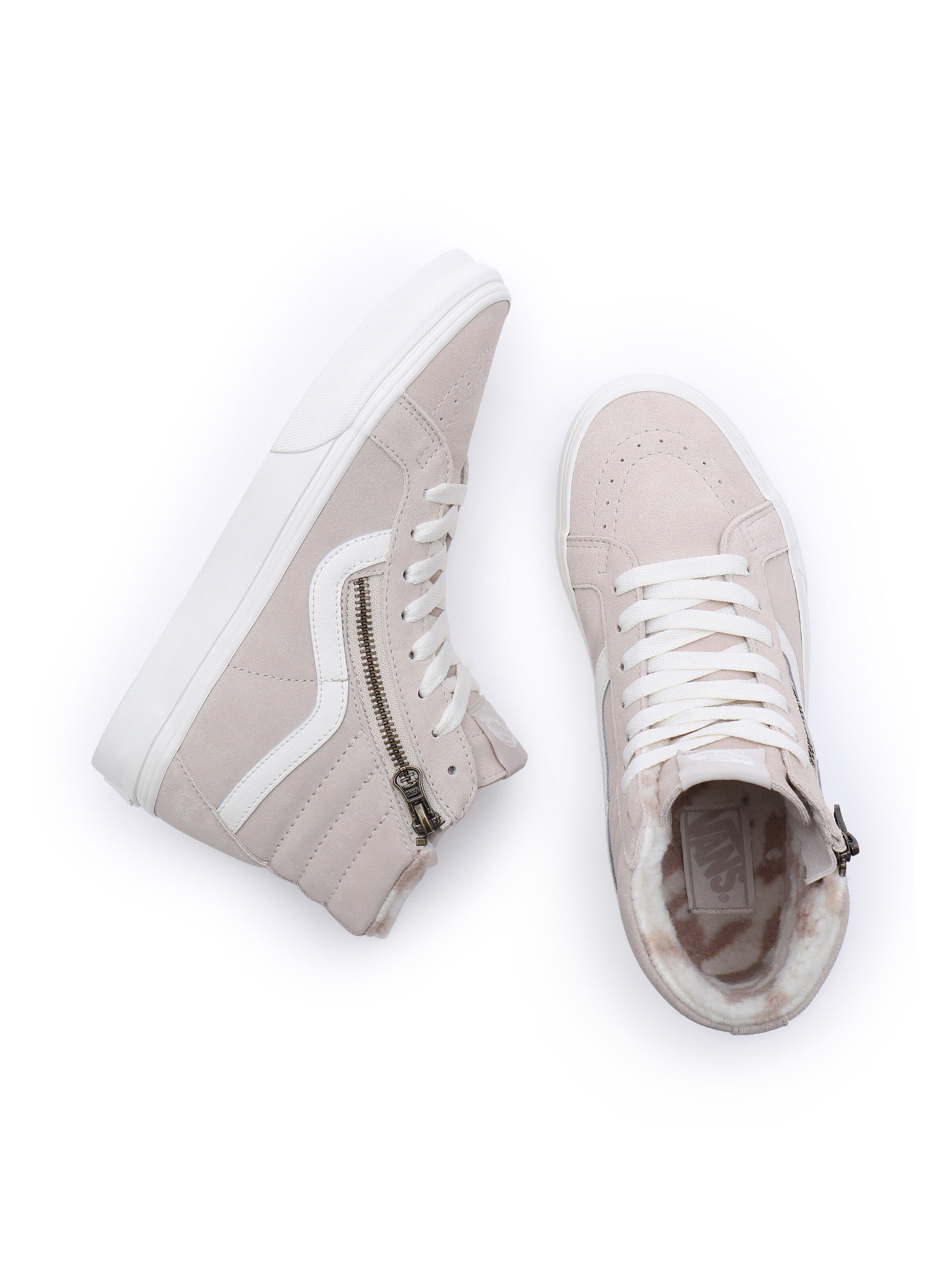 Vans wit hoog hotsell