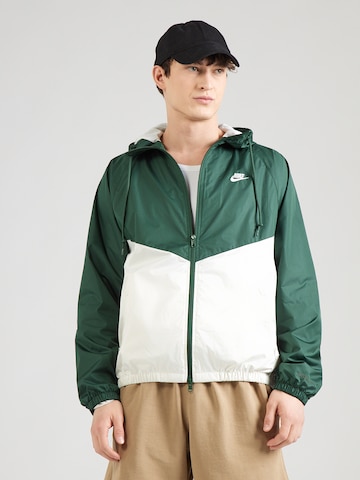 Veste mi-saison Nike Sportswear en vert : devant