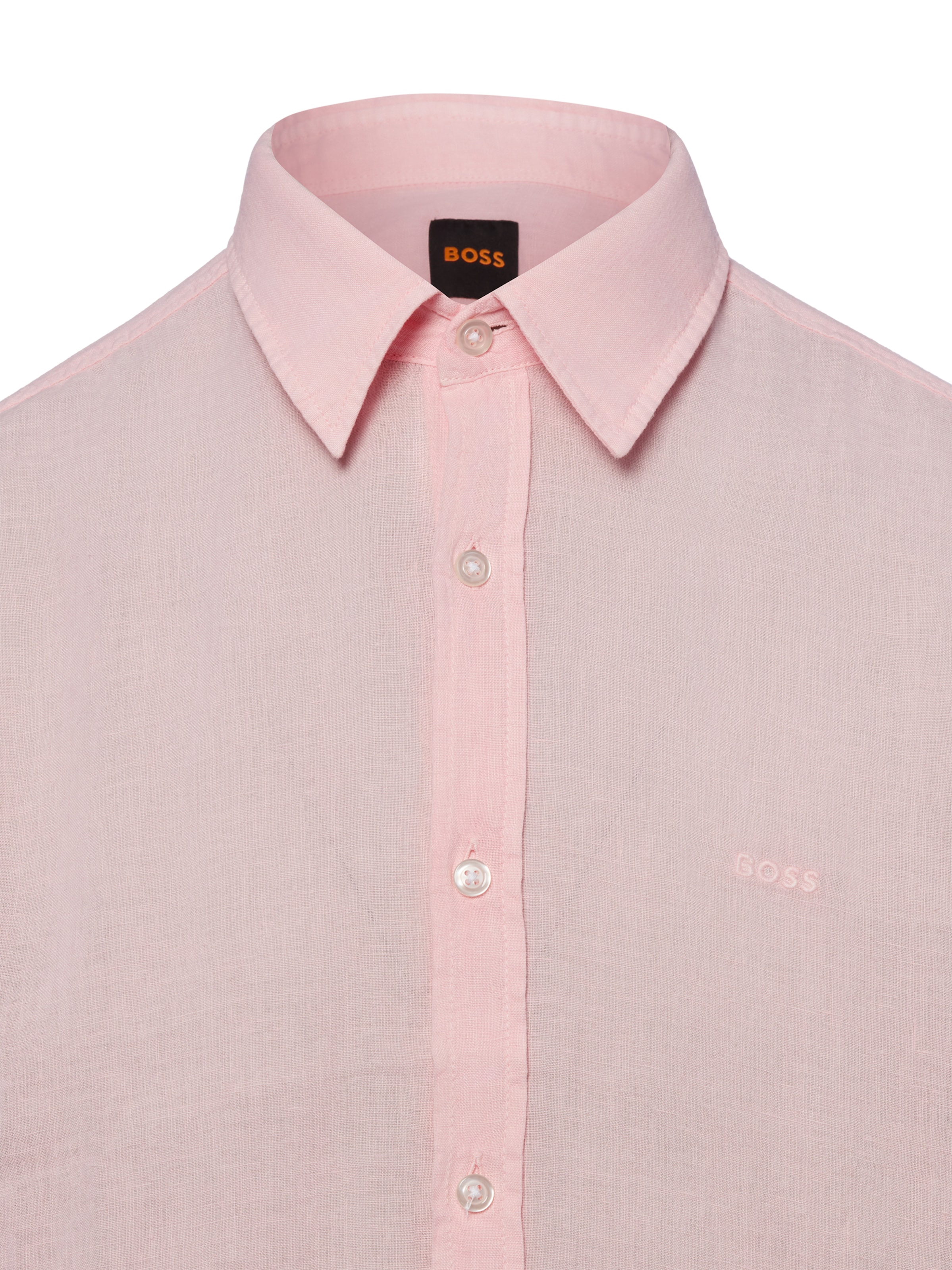 BOSS Regular fit Button Up Shirt 'Relegant' in Pink
