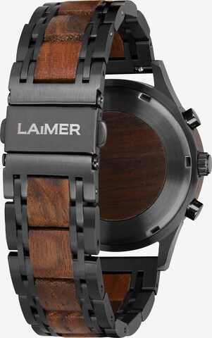 LAiMER Analog Watch in Brown