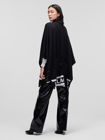 Karl Lagerfeld Oversize sveter - Čierna
