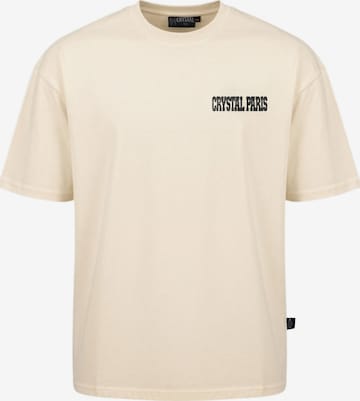 Crystal Paris Shirt 'Relentless' in Beige: front