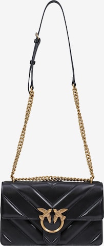 Borsa a spalla 'LOVE ONE CLASSIC LIGHT DC 104549 A26Z' di PINKO in nero: frontale