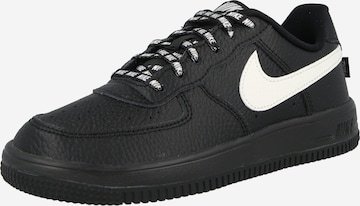 Nike SportswearTenisice 'FORCE 1' - crna boja: prednji dio
