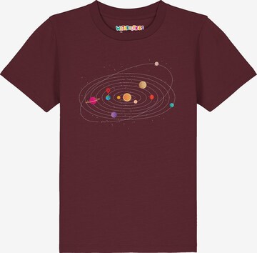T-Shirt ' Sonnensystem ' watabout.kids en rouge : devant