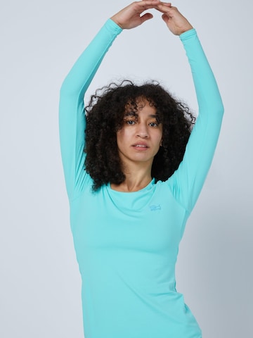 SPORTKIND Performance Shirt 'Longsleeve Shirt' in Green: front