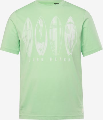 Men Plus T-Shirt in Grün: Vorderseite
