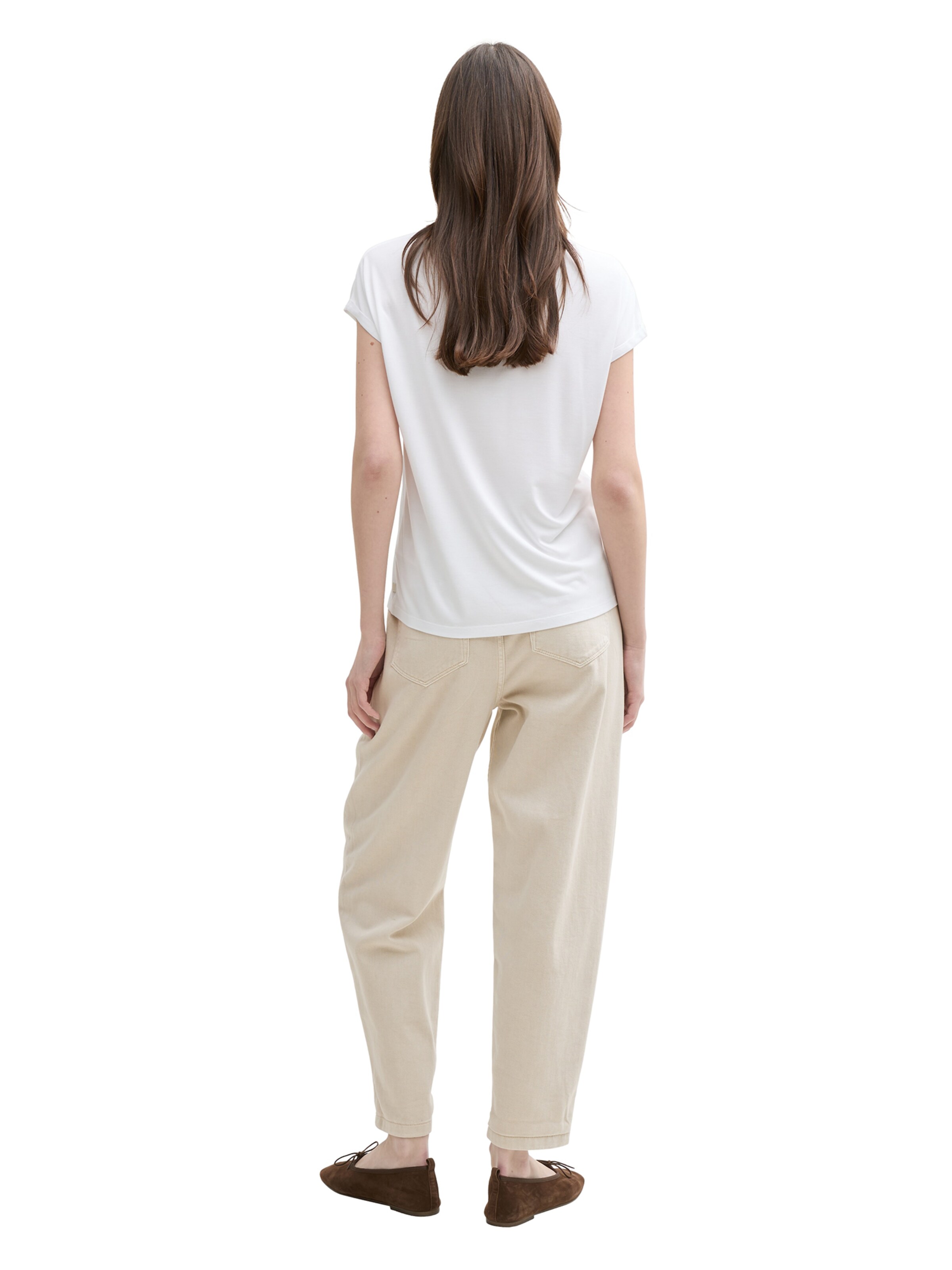 TOM TAILOR DENIM Tapered Jeans in Beige