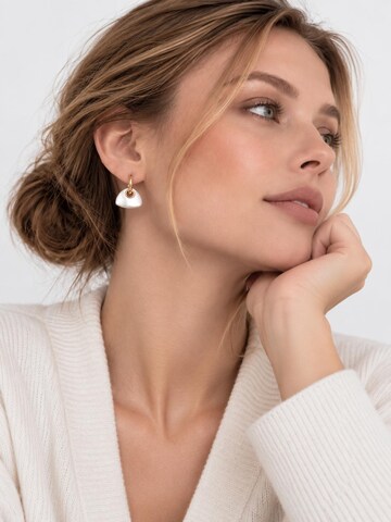 Boucles d'oreilles 'Two-Tone' LanLivia en or
