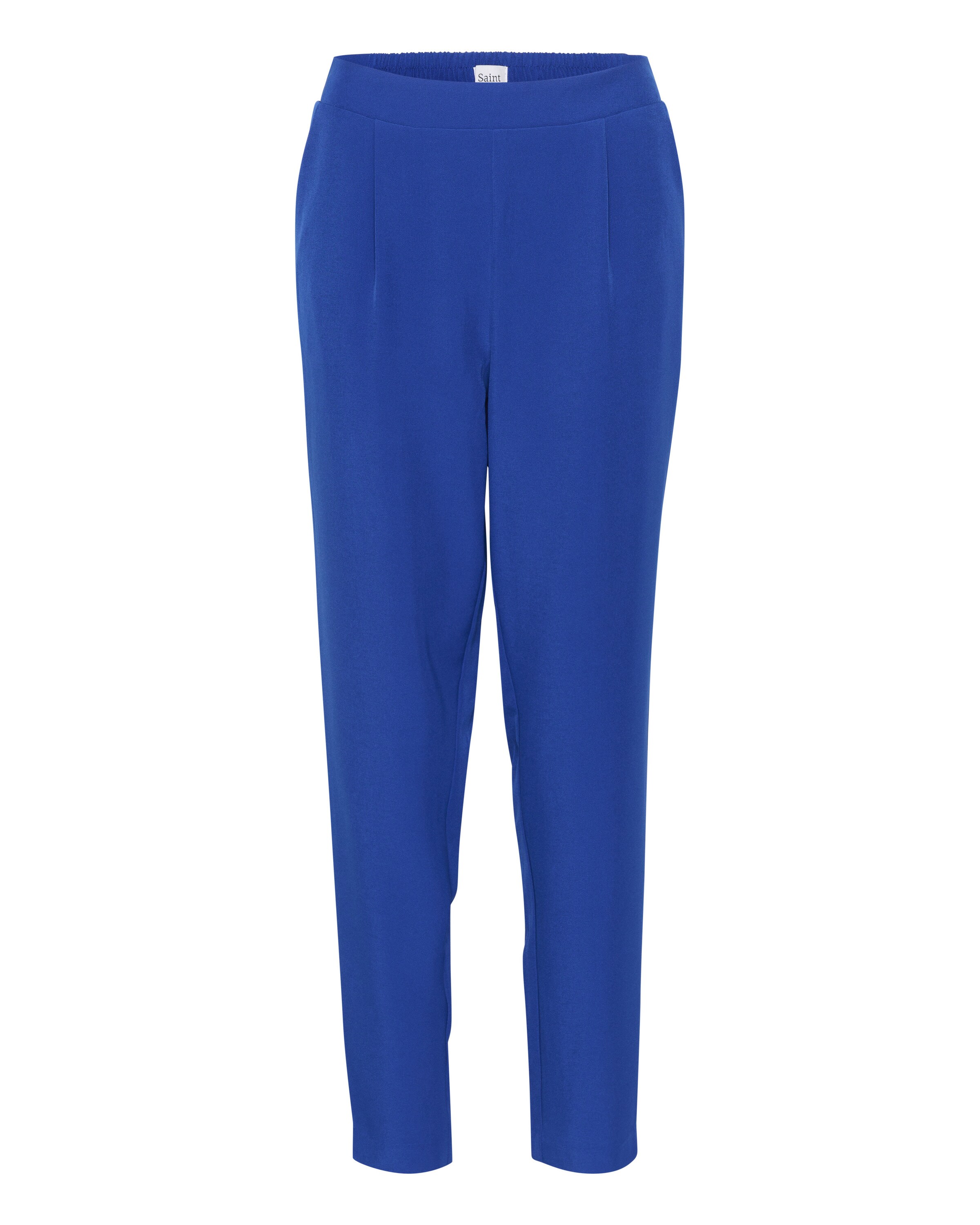 SAINT TROPEZ Tapered Trousers 'Celest' in Blue: front